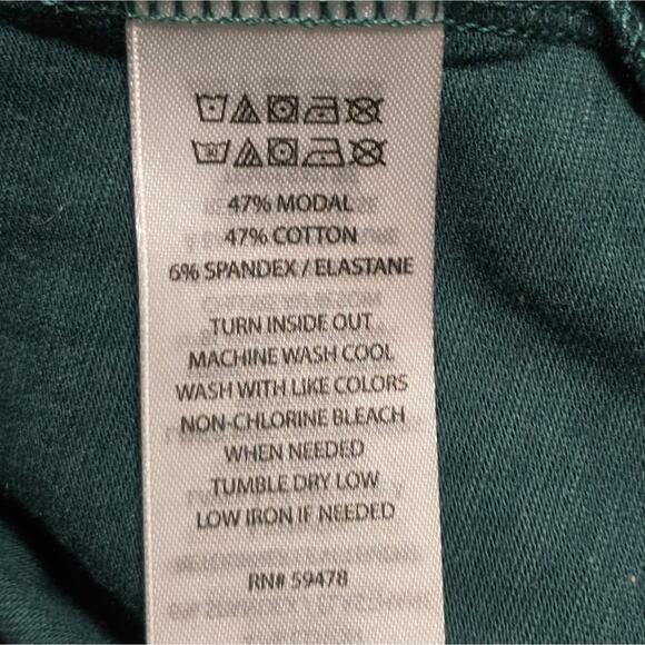 Tahari‎ Hunter Green Women's Cozy Long Sleeve Top Plus Size XXL NEW - Picture 5 of 7